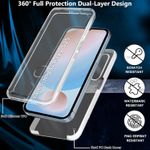 Laptop, Telefoane si Tablete - Telefoane mobile si accesorii - Accesorii Telefoane - Huse telefoane - Husa 360 ALC Mobile, compatibila cu Samsung Galaxy S25, V2 Transparent fata+spate - Infinity.ro