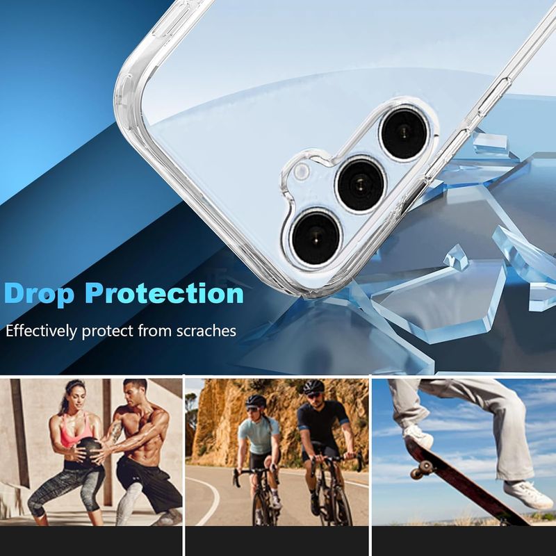 Laptop, Telefoane si Tablete - Telefoane mobile si accesorii - Accesorii Telefoane - Huse telefoane - Husa 360 ALC Mobile, compatibila cu Samsung Galaxy S25, V2 Transparent fata+spate - Infinity.ro