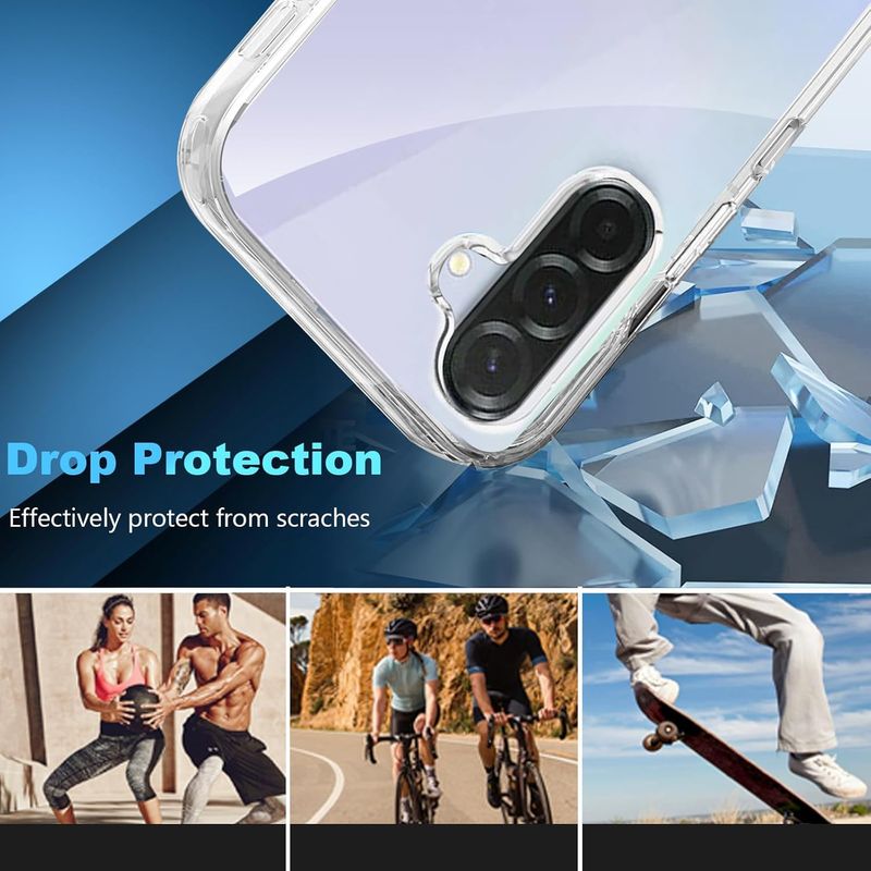 Laptop, Telefoane si Tablete - Telefoane mobile si accesorii - Accesorii Telefoane - Huse telefoane - Husa 360 compatibila cu Samsung Galaxy A36 / A56 - V2 Transparent fata si spate - Infinity.ro