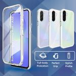 Laptop, Telefoane si Tablete - Telefoane mobile si accesorii - Accesorii Telefoane - Huse telefoane - Husa 360 compatibila cu Samsung Galaxy A36 / A56 - V2 Transparent fata si spate - Infinity.ro