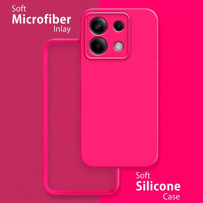 Laptop, Telefoane si Tablete - Telefoane mobile si accesorii - Accesorii Telefoane - Huse telefoane - Husa Soft Touch, slim, ALC Mobile, anti soc, compatibila cu Xiaomi Redmi Note 13 5G, Roz Tpu - Infinity.ro