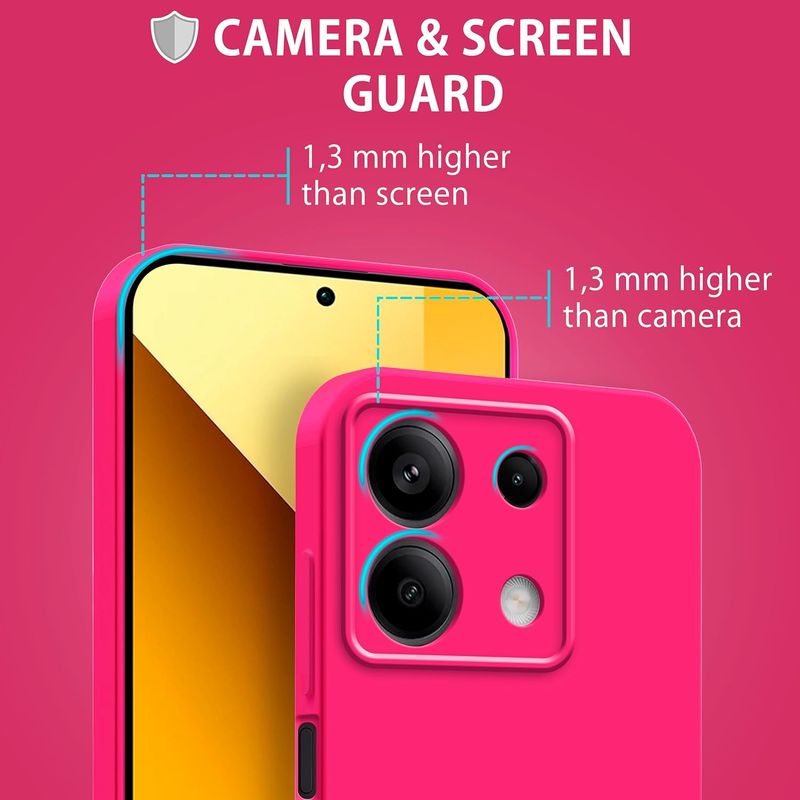 Laptop, Telefoane si Tablete - Telefoane mobile si accesorii - Accesorii Telefoane - Huse telefoane - Husa Soft Touch, slim, ALC Mobile, anti soc, compatibila cu Xiaomi Redmi Note 13 5G, Roz Tpu - Infinity.ro