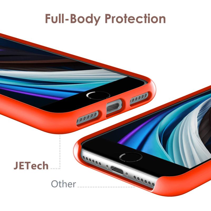 Laptop, Telefoane si Tablete - Telefoane mobile si accesorii - Accesorii Telefoane - Huse telefoane - Husa Liquid soft touch compatibila cu Apple IPhone 7 / 8 / SE 2020, Intense Red - ALC® - Infinity.ro