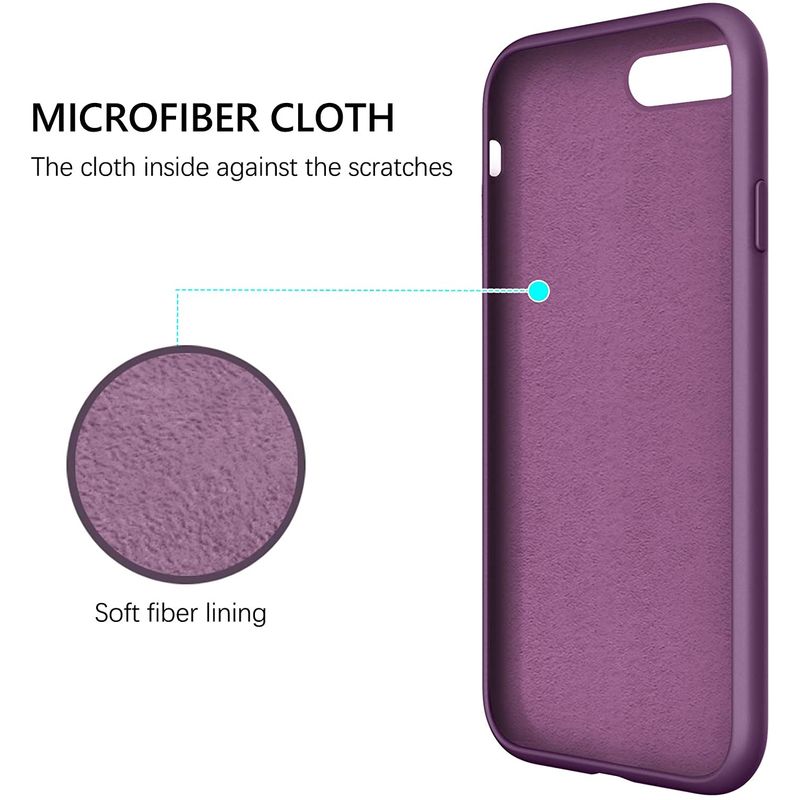 Laptop, Telefoane si Tablete - Telefoane mobile si accesorii - Accesorii Telefoane - Huse telefoane - Husa Liquid soft touch compatibila cu Apple IPhone 7 / 8 / SE 2020, Mov - ALC® - Infinity.ro