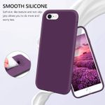 Laptop, Telefoane si Tablete - Telefoane mobile si accesorii - Accesorii Telefoane - Huse telefoane - Husa Liquid soft touch compatibila cu Apple IPhone 7 / 8 / SE 2020, Mov - ALC® - Infinity.ro