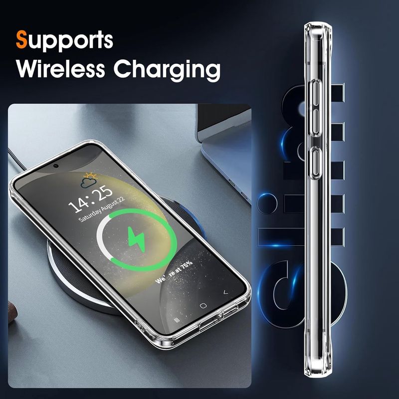 Laptop, Telefoane si Tablete - Telefoane mobile si accesorii - Accesorii Telefoane - Huse telefoane - Husa silicon 2mm, ALC Mobile, compatibila cu Samsung Galaxy S24 Plus, Transparent - Infinity.ro