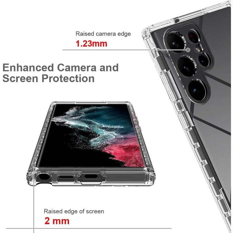 Laptop, Telefoane si Tablete - Telefoane mobile si accesorii - Accesorii Telefoane - Huse telefoane - Husa 360 ALC Mobile, compatibila cu Samsung Galaxy S24 Ultra, V2 Transparent fata+spate - Infinity.ro