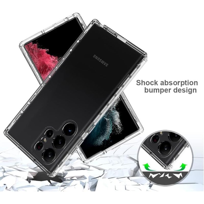 Laptop, Telefoane si Tablete - Telefoane mobile si accesorii - Accesorii Telefoane - Huse telefoane - Husa 360 ALC Mobile, compatibila cu Samsung Galaxy S24 Ultra, V2 Transparent fata+spate - Infinity.ro