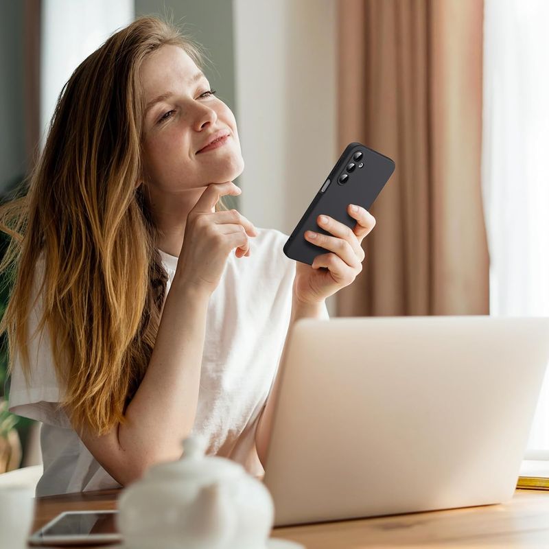 Laptop, Telefoane si Tablete - Telefoane mobile si accesorii - Accesorii Telefoane - Huse telefoane - Husa Soft Touch, slim, ALC Mobile, anti soc, compatibila cu Samsung Galaxy A56, Negru Tpu - Infinity.ro