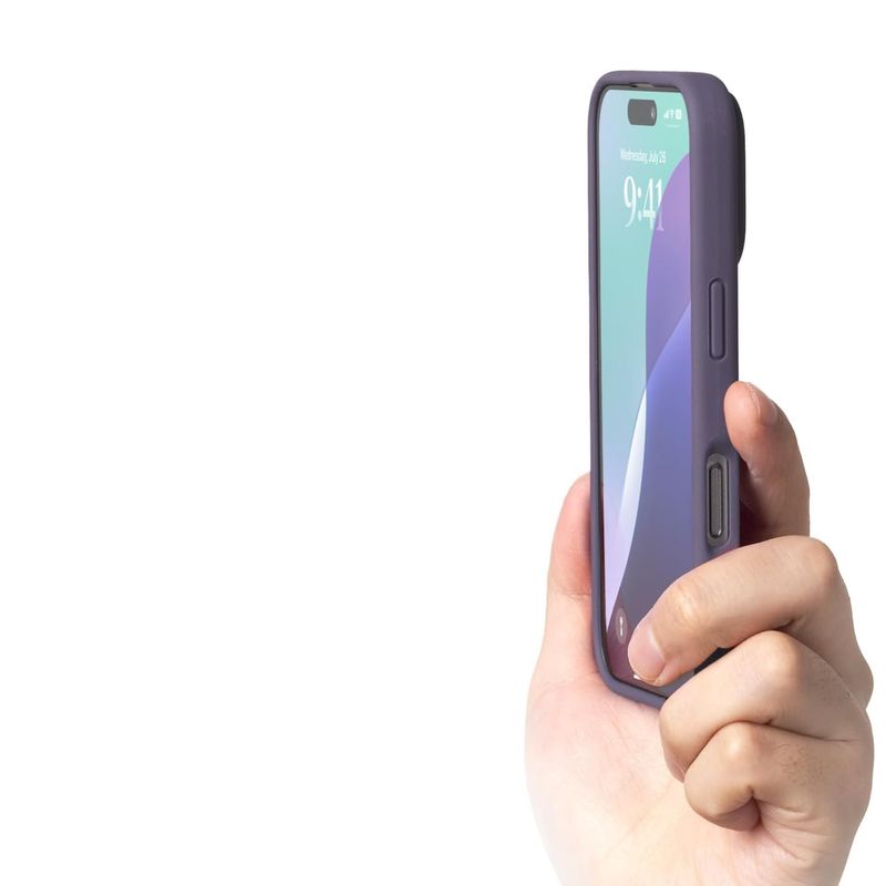 Laptop, Telefoane si Tablete - Telefoane mobile si accesorii - Accesorii Telefoane - Huse telefoane - Husa Soft Touch, slim, ALC Mobile, anti soc, compatibila cu IPhone 16, Mov Inchis Tpu - Infinity.ro