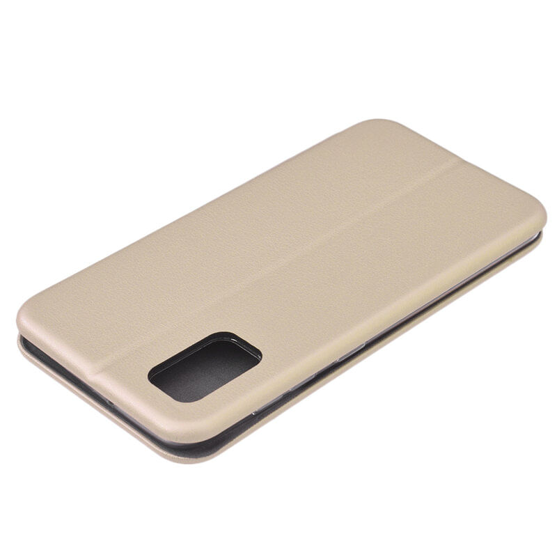 Laptop, Telefoane si Tablete - Telefoane mobile si accesorii - Accesorii Telefoane - Huse telefoane - Husa Flip cover magnetic compatibila cu Samsung Galaxy A52 5G, Gold - Infinity.ro