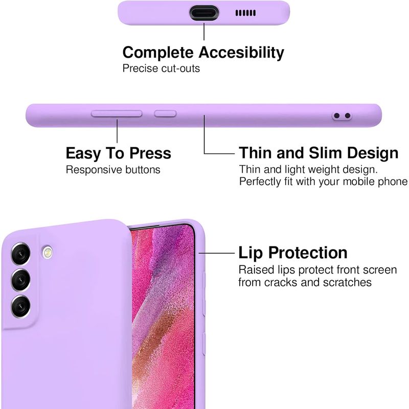Laptop, Telefoane si Tablete - Telefoane mobile si accesorii - Accesorii Telefoane - Huse telefoane - Husa Soft Touch, slim, ALC Mobile, anti soc, compatibila cu Samsung Galaxy S23 Plus, Lila Tpu - Infinity.ro