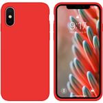 Laptop, Telefoane si Tablete - Telefoane mobile si accesorii - Accesorii Telefoane - Huse telefoane - Husa Liquid soft touch compatibila cu Apple IPhone Xr, Red - ALC® - Infinity.ro