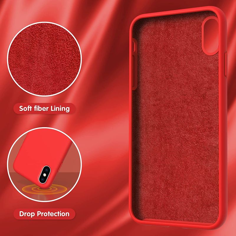 Laptop, Telefoane si Tablete - Telefoane mobile si accesorii - Accesorii Telefoane - Huse telefoane - Husa Liquid soft touch compatibila cu Apple IPhone Xr, Red - ALC® - Infinity.ro