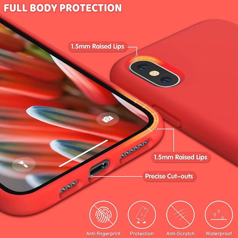 Laptop, Telefoane si Tablete - Telefoane mobile si accesorii - Accesorii Telefoane - Huse telefoane - Husa Liquid soft touch compatibila cu Apple IPhone Xr, Red - ALC® - Infinity.ro