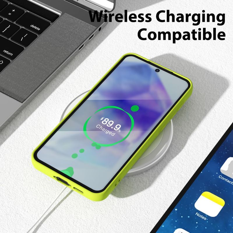Laptop, Telefoane si Tablete - Telefoane mobile si accesorii - Accesorii Telefoane - Huse telefoane - Husa Soft Touch, slim, ALC Mobile, anti soc, compatibila cu Samsung Galaxy A05S, Verde neon Tpu - Infinity.ro