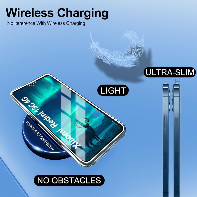 Laptop, Telefoane si Tablete - Telefoane mobile si accesorii - Accesorii Telefoane - Huse telefoane - Husa 360 compatibila cu Xiaomi Redmi 13C - V2 Transparent fata si spate - Infinity.ro