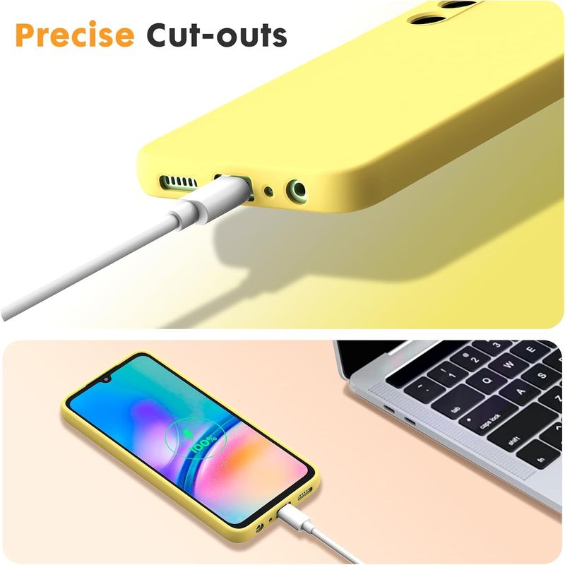Laptop, Telefoane si Tablete - Telefoane mobile si accesorii - Accesorii Telefoane - Huse telefoane - Husa Soft Touch, slim, ALC Mobile, anti soc, compatibila cu Samsung Galaxy A05S, Galben Tpu - Infinity.ro