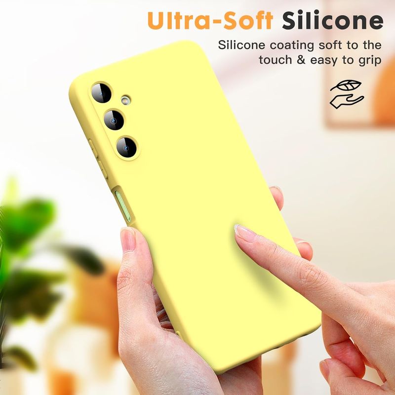 Laptop, Telefoane si Tablete - Telefoane mobile si accesorii - Accesorii Telefoane - Huse telefoane - Husa Soft Touch, slim, ALC Mobile, anti soc, compatibila cu Samsung Galaxy A05S, Galben Tpu - Infinity.ro
