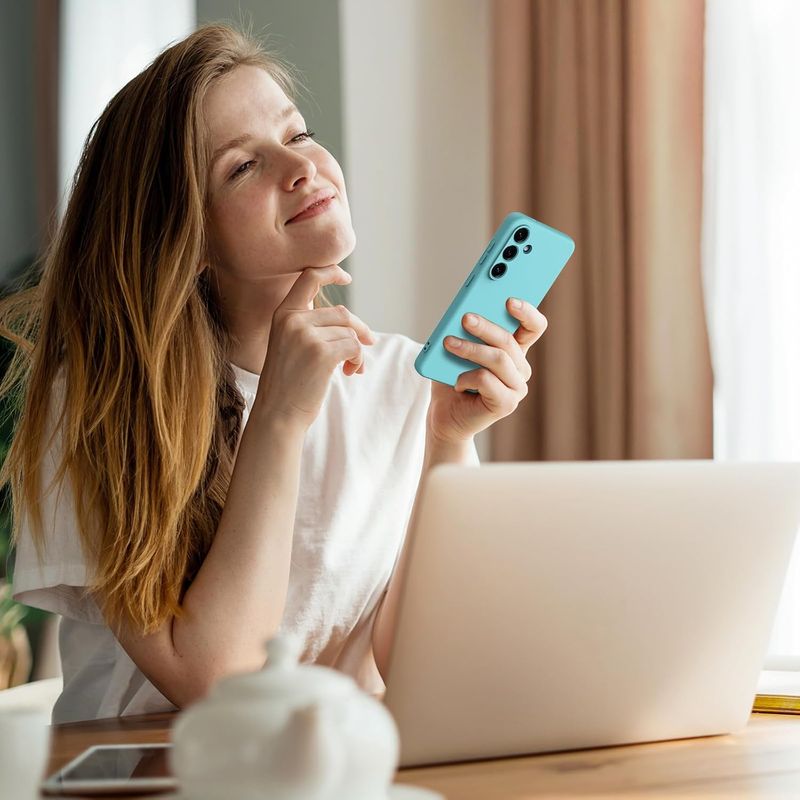 Laptop, Telefoane si Tablete - Telefoane mobile si accesorii - Accesorii Telefoane - Huse telefoane - Husa Soft Touch, slim, ALC Mobile, anti soc, compatibila cu Samsung Galaxy A36, Turqoise Tpu - Infinity.ro