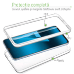 Laptop, Telefoane si Tablete - Telefoane mobile si accesorii - Accesorii Telefoane - Huse telefoane - Husa 360 compatibila cu Samsung Galaxy A41 V2 Transparent fata+spate - Infinity.ro