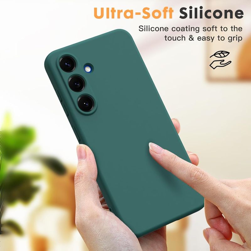 Laptop, Telefoane si Tablete - Telefoane mobile si accesorii - Accesorii Telefoane - Huse telefoane - Husa Soft Touch, slim, ALC Mobile, anti soc, compatibila cu Samsung Galaxy A16, Verde Inchis Tpu - Infinity.ro