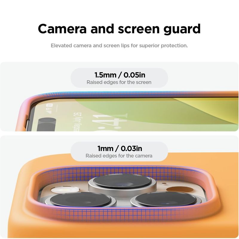 Laptop, Telefoane si Tablete - Telefoane mobile si accesorii - Accesorii Telefoane - Huse telefoane - Husa Soft Touch, slim, ALC Mobile, anti soc, compatibila cu IPhone 16 Pro Max, Portocaliu Tpu - Infinity.ro