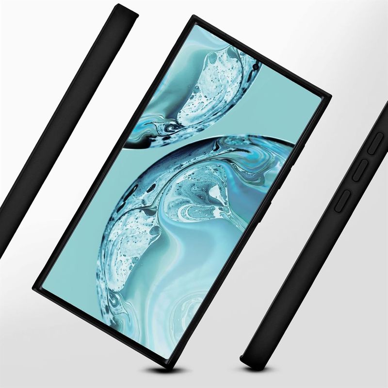 Laptop, Telefoane si Tablete - Telefoane mobile si accesorii - Accesorii Telefoane - Huse telefoane - Husa Soft Touch, slim, ALC Mobile, anti soc, compatibila cu Samsung Galaxy S25 Ultra, Negru Tpu - Infinity.ro