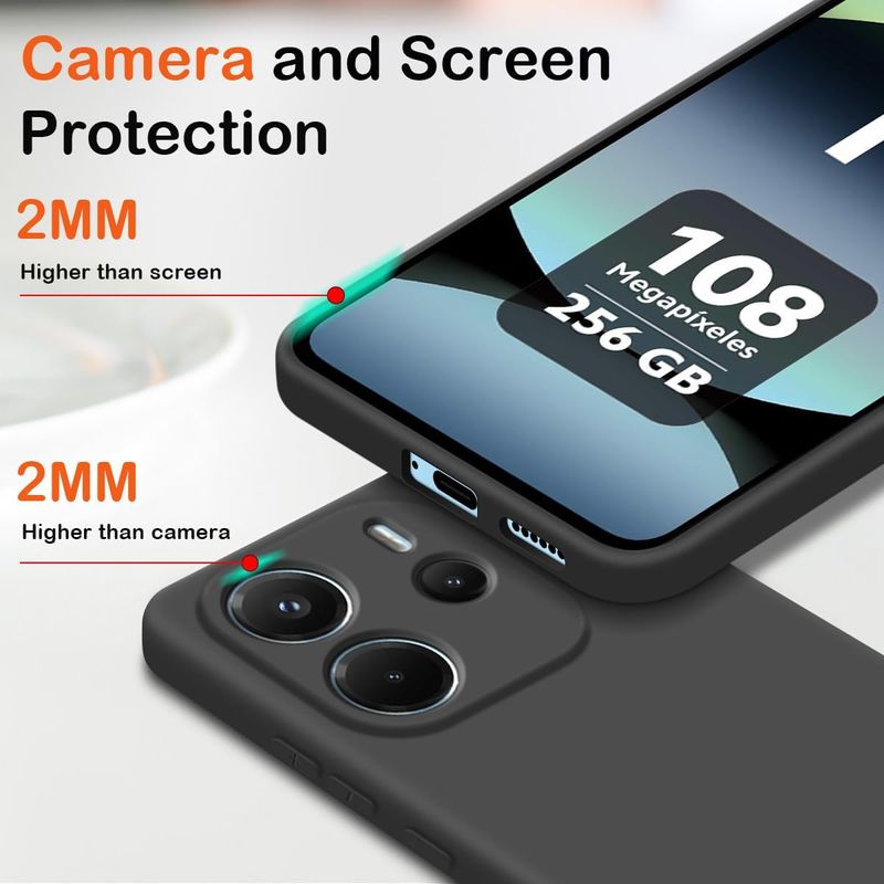 Laptop, Telefoane si Tablete - Telefoane mobile si accesorii - Accesorii Telefoane - Huse telefoane - Husa Soft Touch, slim, ALC Mobile, anti soc, compatibila cu Xiaomi Redmi Note 14 5G, Negru Tpu - Infinity.ro