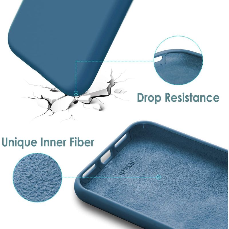 Laptop, Telefoane si Tablete - Telefoane mobile si accesorii - Accesorii Telefoane - Huse telefoane - Husa Liquid soft touch compatibila cu Apple IPhone 7 / 8 / SE 2020, Albastru - ALC® - Infinity.ro
