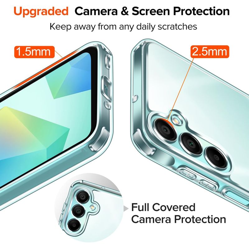 Laptop, Telefoane si Tablete - Telefoane mobile si accesorii - Accesorii Telefoane - Huse telefoane - Husa Anti soc, transparenta compatibila cu Samsung Galaxy A16 5G - Infinity.ro