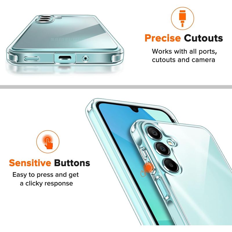 Laptop, Telefoane si Tablete - Telefoane mobile si accesorii - Accesorii Telefoane - Huse telefoane - Husa Anti soc, transparenta compatibila cu Samsung Galaxy A16 5G - Infinity.ro