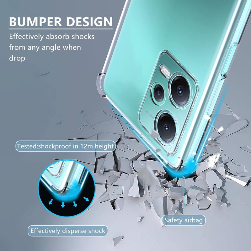 Laptop, Telefoane si Tablete - Telefoane mobile si accesorii - Accesorii Telefoane - Huse telefoane - Husa Anti soc, transparenta Xiaomi Redmi Note 12 Pro - Infinity.ro