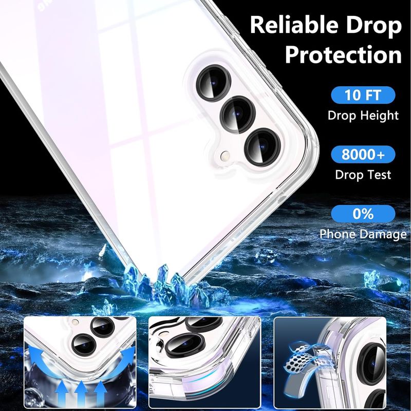 Laptop, Telefoane si Tablete - Telefoane mobile si accesorii - Accesorii Telefoane - Huse telefoane - Husa Anti soc, transparenta Samsung Galaxy A55 - Infinity.ro