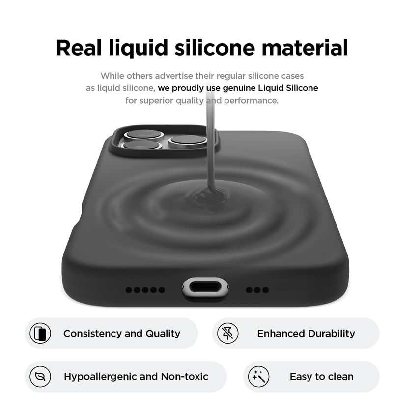 Laptop, Telefoane si Tablete - Telefoane mobile si accesorii - Accesorii Telefoane - Huse telefoane - Husa Soft Touch, slim, ALC Mobile, anti soc, compatibila cu IPhone 16 Pro, Negru Tpu - Infinity.ro