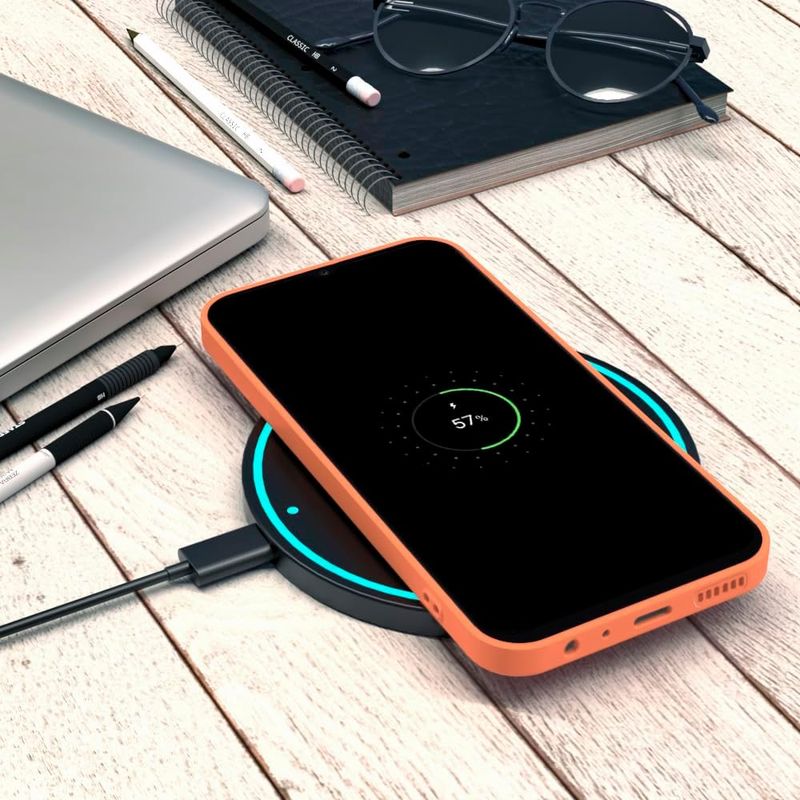 Laptop, Telefoane si Tablete - Telefoane mobile si accesorii - Accesorii Telefoane - Huse telefoane - Husa Soft Touch, slim, ALC Mobile, anti soc, compatibila cu Samsung Galaxy A25, Portocaliu Tpu - Infinity.ro