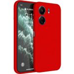 Laptop, Telefoane si Tablete - Telefoane mobile si accesorii - Accesorii Telefoane - Huse telefoane - Husa Soft Touch, slim, ALC Mobile, anti soc, compatibila cu Xiaomi Redmi 13C, Rosu Tpu - Infinity.ro