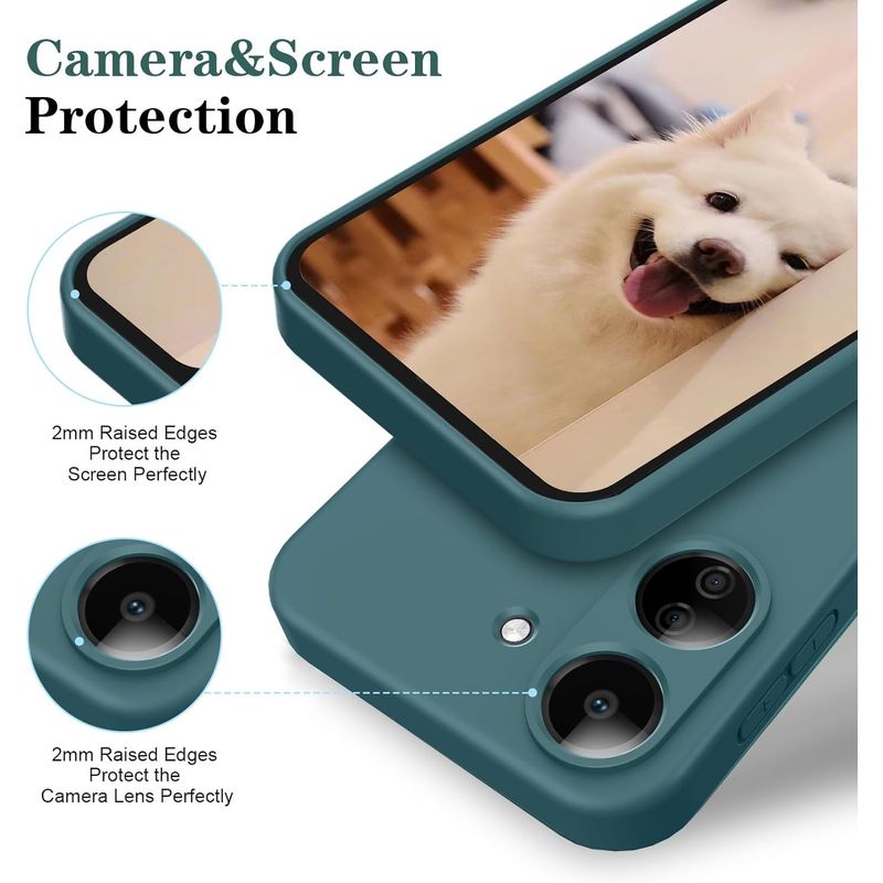 Laptop, Telefoane si Tablete - Telefoane mobile si accesorii - Accesorii Telefoane - Huse telefoane - Husa Soft Touch, slim, ALC Mobile, anti soc, compatibila cu Xiaomi Redmi 13C, Albastru Tpu - Infinity.ro