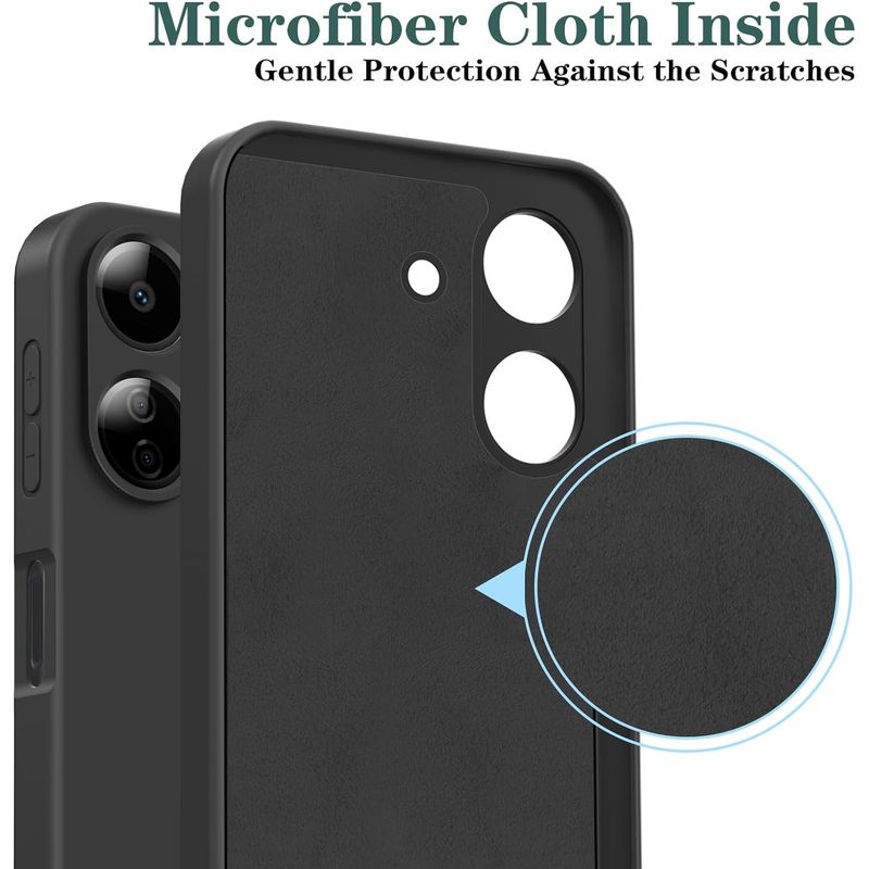 Laptop, Telefoane si Tablete - Telefoane mobile si accesorii - Accesorii Telefoane - Huse telefoane - Husa Soft Touch, slim, ALC Mobile, anti soc, compatibila cu Xiaomi Redmi 13C, Negru Tpu - Infinity.ro