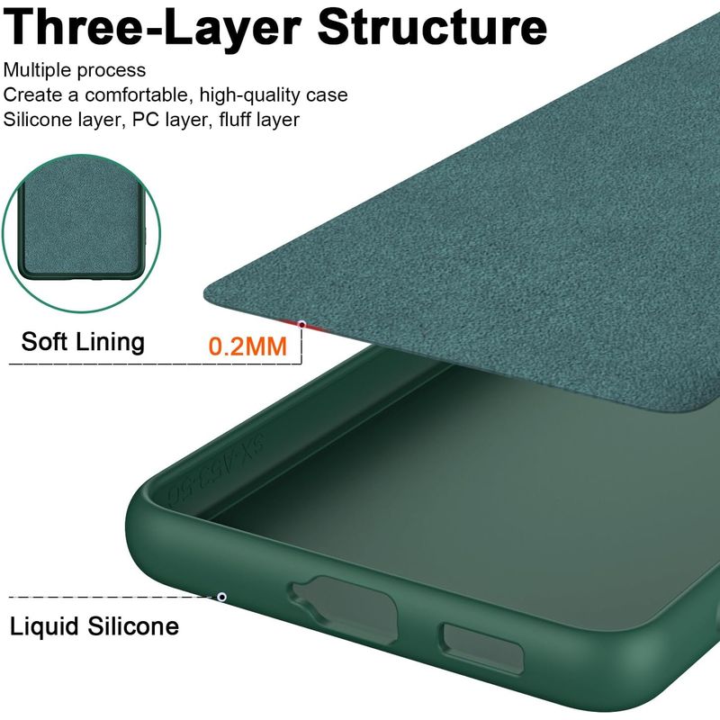 Laptop, Telefoane si Tablete - Telefoane mobile si accesorii - Accesorii Telefoane - Huse telefoane - Husa Soft Touch, slim, ALC Mobile, anti soc, compatibila cu Honor 90, Verde Inchis Tpu - Infinity.ro