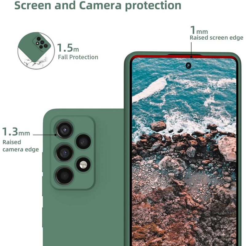 Laptop, Telefoane si Tablete - Telefoane mobile si accesorii - Accesorii Telefoane - Huse telefoane - Husa Soft Touch, slim, ALC Mobile, anti soc, compatibila cu Samsung Galaxy A23 5G, Verde Olive Tpu - Infinity.ro