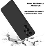 Laptop, Telefoane si Tablete - Telefoane mobile si accesorii - Accesorii Telefoane - Huse telefoane - Husa Soft Touch, slim, ALC Mobile, anti soc, compatibila cu Samsung Galaxy S22 Ultra, Negru Tpu - Infinity.ro