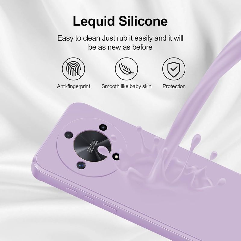 Laptop, Telefoane si Tablete - Telefoane mobile si accesorii - Accesorii Telefoane - Huse telefoane - Husa Soft Touch, slim, ALC Mobile, anti soc, compatibila cu Honor Magic 5 Lite, Mov Lila Tpu - Infinity.ro