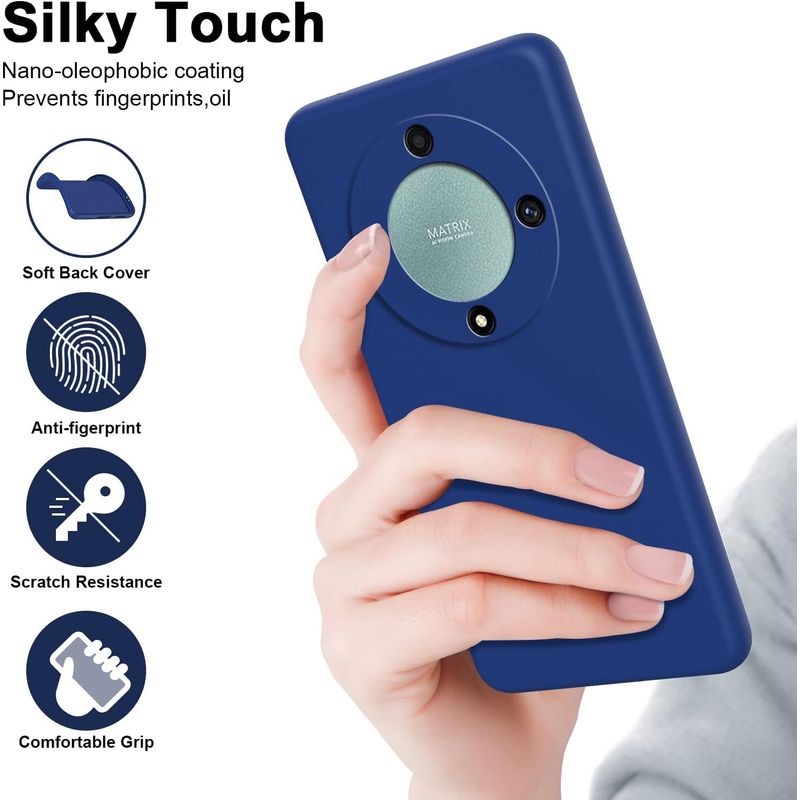 Laptop, Telefoane si Tablete - Telefoane mobile si accesorii - Accesorii Telefoane - Huse telefoane - Husa Soft Touch, slim, ALC Mobile, anti soc, compatibila cu Honor Magic 6 Lite, Albastru Tpu - Infinity.ro