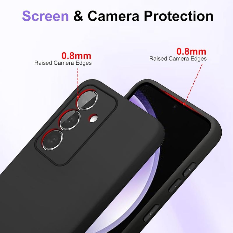 Laptop, Telefoane si Tablete - Telefoane mobile si accesorii - Accesorii Telefoane - Huse telefoane - Husa Soft Touch, slim, anti soc, compatibila cu Samsung Galaxy S23 Fe, Negru Tpu - Infinity.ro