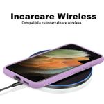 Laptop, Telefoane si Tablete - Telefoane mobile si accesorii - Accesorii Telefoane - Huse telefoane - Husa Soft Touch, slim, ALC Mobile, anti soc, compatibila cu Samsung Galaxy S22 Ultra, Lila Tpu - Infinity.ro
