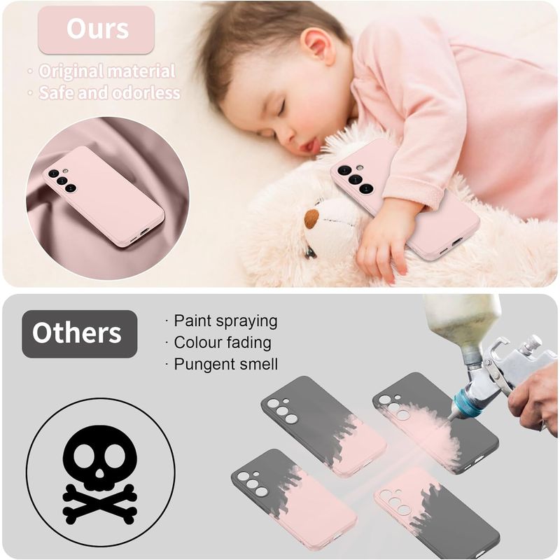 Laptop, Telefoane si Tablete - Telefoane mobile si accesorii - Accesorii Telefoane - Huse telefoane - Husa Soft Touch, slim, ALC Mobile, anti soc, compatibila cu Samsung Galaxy S24 Plus, Roz Pudra Tpu - Infinity.ro