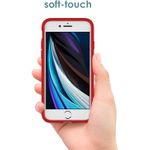 Laptop, Telefoane si Tablete - Telefoane mobile si accesorii - Accesorii Telefoane - Huse telefoane - Husa Liquid soft touch compatibila cu Apple IPhone 7 / 8 / SE 2020, Red - ALC® - Infinity.ro