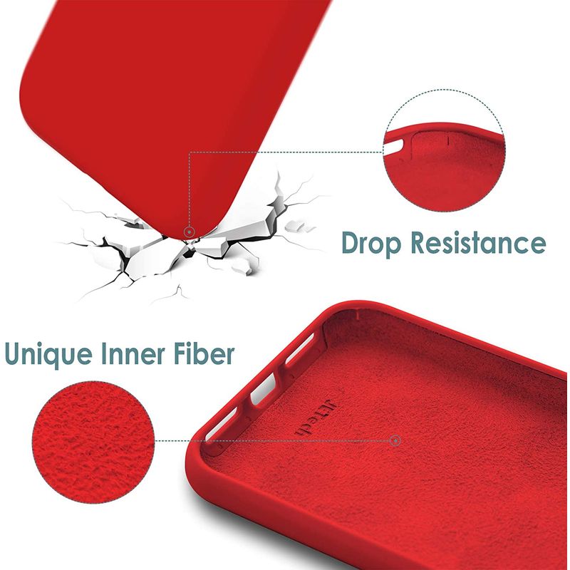 Laptop, Telefoane si Tablete - Telefoane mobile si accesorii - Accesorii Telefoane - Huse telefoane - Husa Liquid soft touch compatibila cu Apple IPhone 7 / 8 / SE 2020, Red - ALC® - Infinity.ro