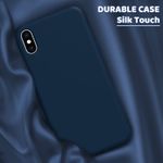 Laptop, Telefoane si Tablete - Telefoane mobile si accesorii - Accesorii Telefoane - Huse telefoane - Husa Liquid soft touch compatibila cu Apple IPhone Xr, Albastru - ALC® - Infinity.ro